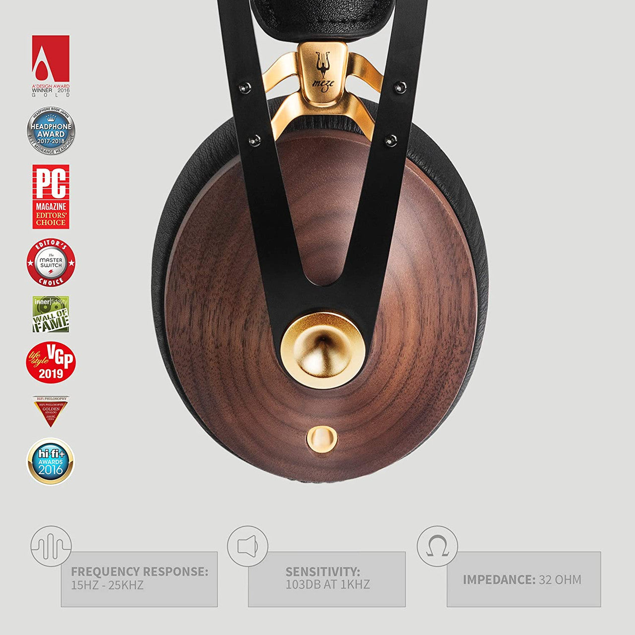 Meze 99 Classics Walnut Headphone [ Vinyl ]