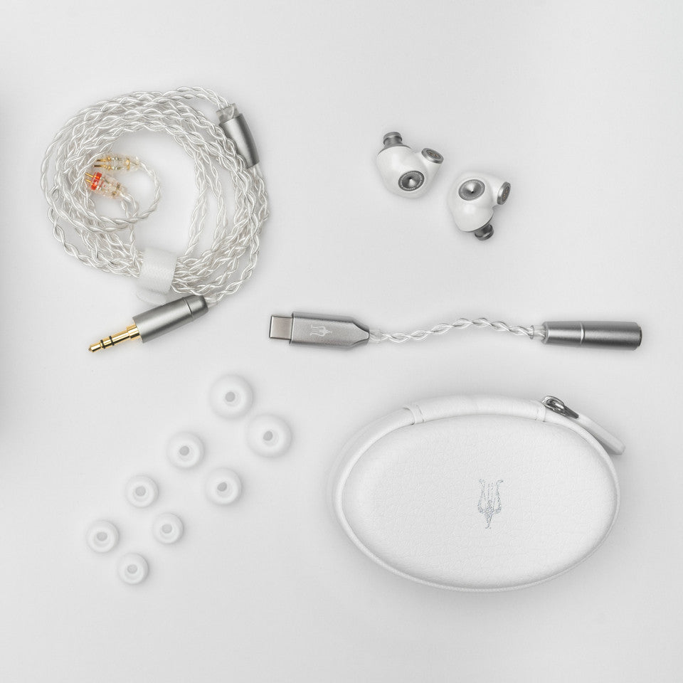 Meze Alba In-Ear Headphones with USB-C Adapter [ Vinyl ]