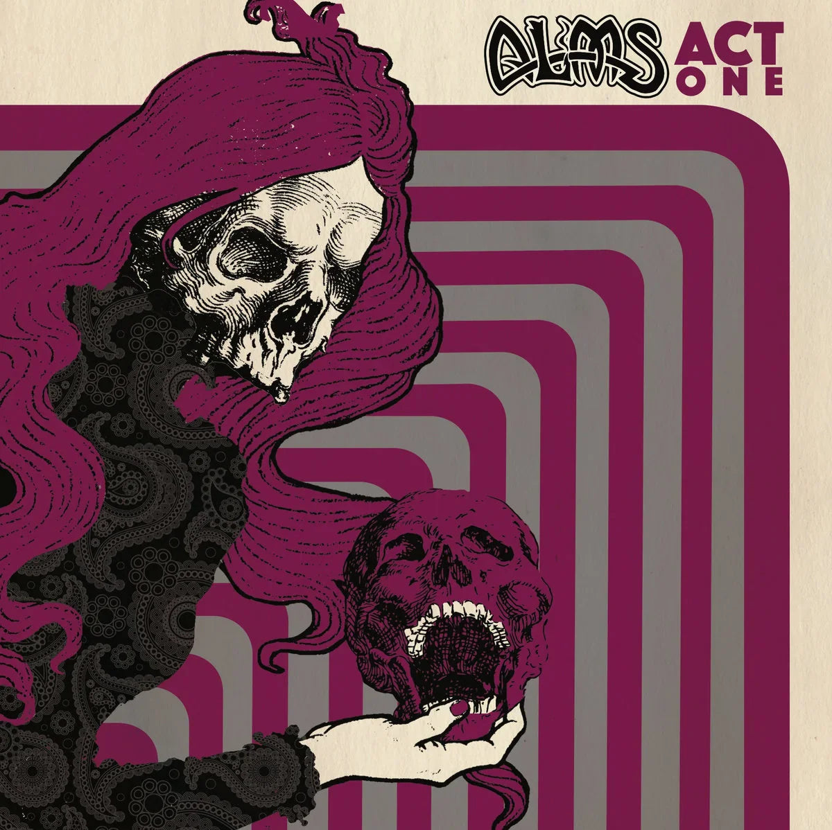 Alms - Act One - Clear & Black Splatter Vinyl [ Vinyl ]