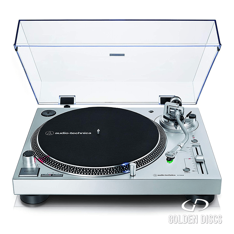 Audio-Technica AT-LP120XUSB Direct Drive Turntable (Silver) [Tech & Turntables] [ Vinyl ]