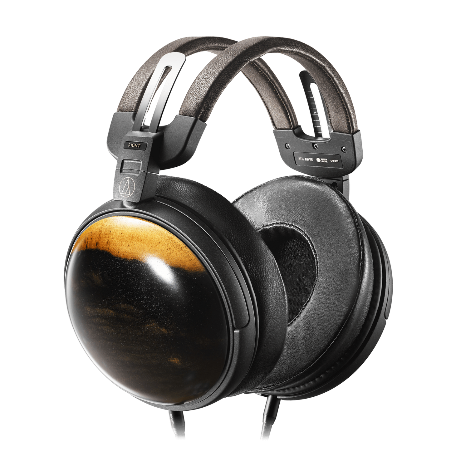 Audio Technica ATH-AWKG Audiophile Closed-back Dynamic Wooden Headphones [ Vinyl ]