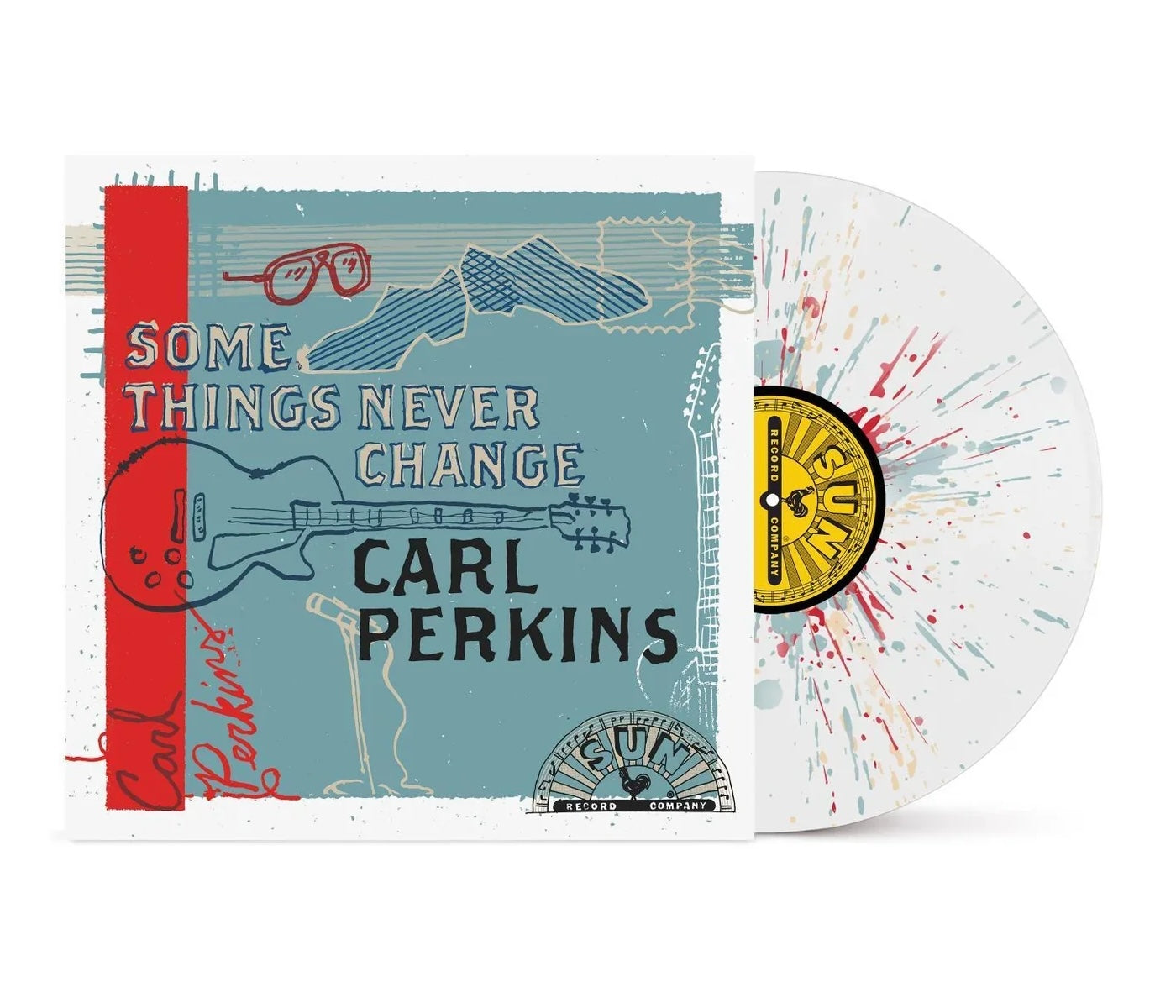Carl Perkins - Some Things Never Change [White, Red & Blue Splatter]