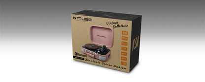 Muse Turntable Stereo System 2x5W - Pink [Tech & Turntables] [ Vinyl ]