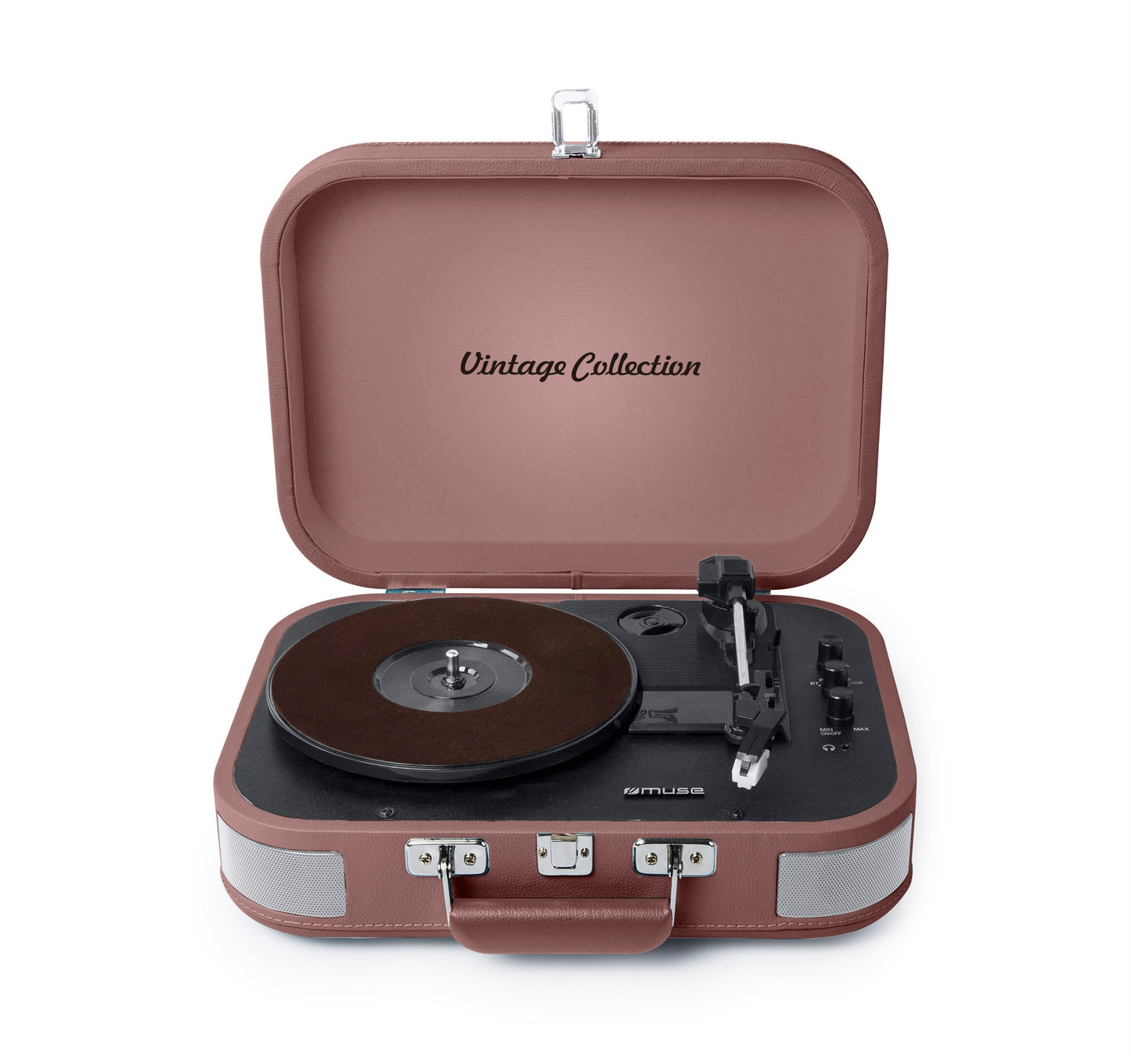Muse Turntable Stereo System 2x5W - Pink [Tech & Turntables] [ Vinyl ]