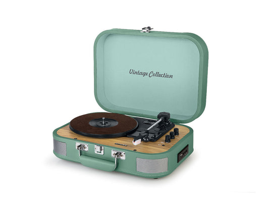 Muse Turntable Stereo System 2x5W - Green [Tech & Turntables] [ Vinyl ]