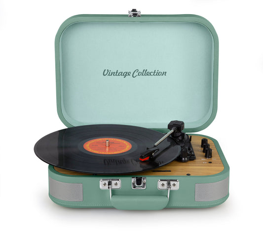Muse Turntable Stereo System 2x5W - Green [Tech & Turntables] [ Vinyl ]