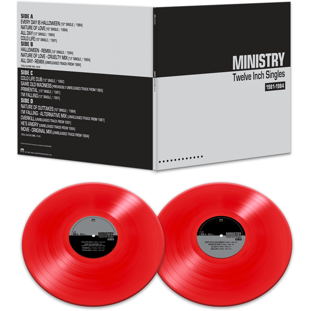 Ministry - 12" Singles 1981-1984 [Red 2LP] [ Vinyl ]