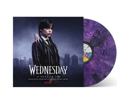 Wednesday Addams - Wednesday: Season 2 (Soundtrack Highlights from the Netflix Series) [Purple & Black Blended Transparent]