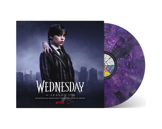 Wednesday Addams - Wednesday: Season 2 (Soundtrack Highlights from the Netflix Series) [Purple & Black Blended Transparent]