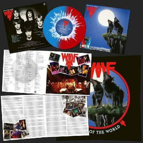Wolf - Edge Of The World [Red/Blue/White Splatter] [ Vinyl ]