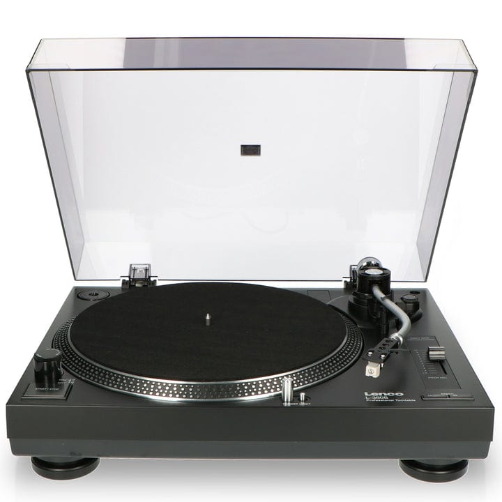 Lenco L-3808 - Direct Drive Turntable (Black) [Tech & Turntables] [ Vinyl ]