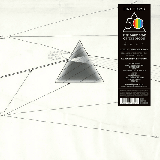 PINK FLOYD - The Dark Side Of The Moon Live At Wembley 1974 Vinyl { vinyl }