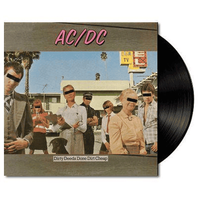 AC/DC - Dirty Deeds Done Dirt Cheap Vinyl { vinyl }