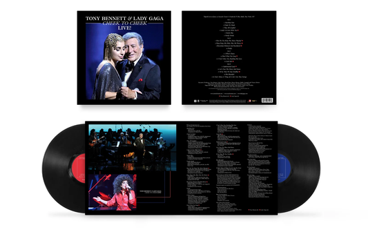 TONY BENNETT & LADY GAGA - Cheek to Cheek Live! Vinyl { vinyl }