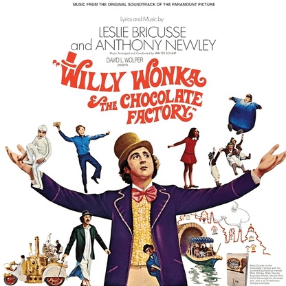 WILLY WONKA & THE CHOCOLATE FACTORY (Music From the Original Soundtrack) Vinyl { vinyl }