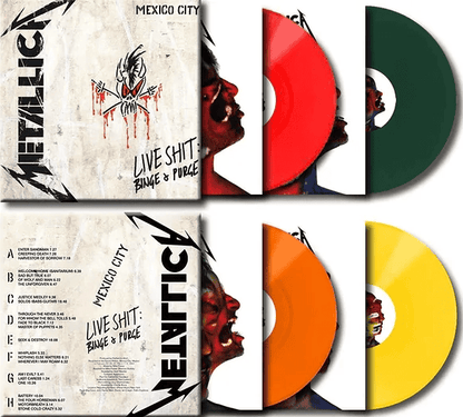 METALLICA - Live Shit Binge & Purge Unofficial Vinyl { vinyl }