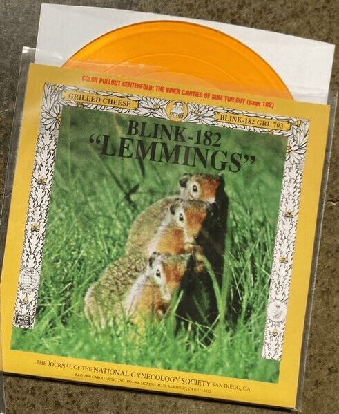 BLINK 182 & SWINGLE - Lemmings / Going Nowhere 7" Single Vinyl { vinyl }