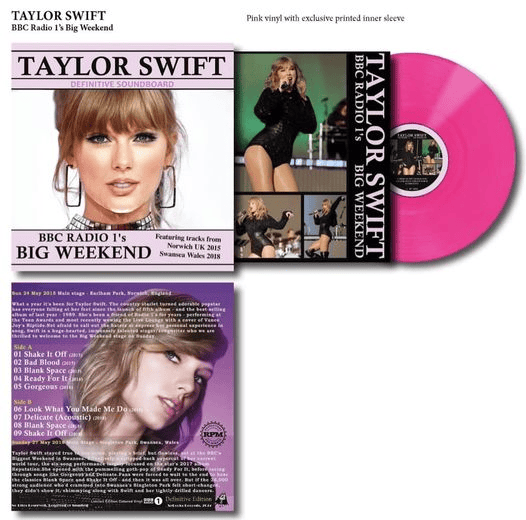 TAYLOR SWIFT - BBC Radio 1's Big Weekend Unofficial Vinyl { vinyl }