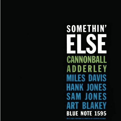 CANNONBALL ADDERLEY - Somethin' Else Vinyl { vinyl }