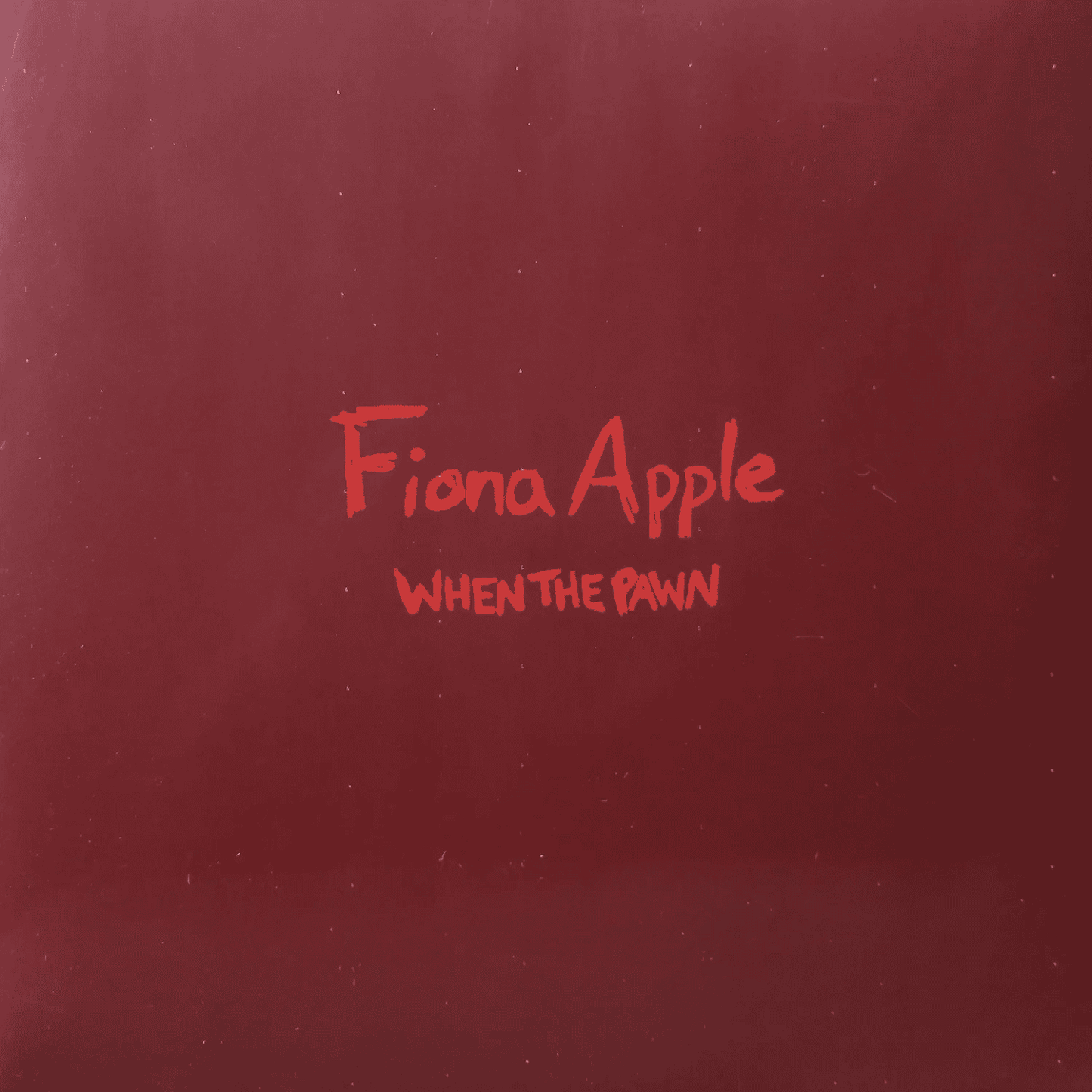 FIONA APPLE - When The Pawn... Vinyl { vinyl }