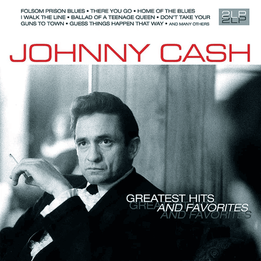 JOHNNY CASH - Greatest Hits & Favorites Vinyl { vinyl }