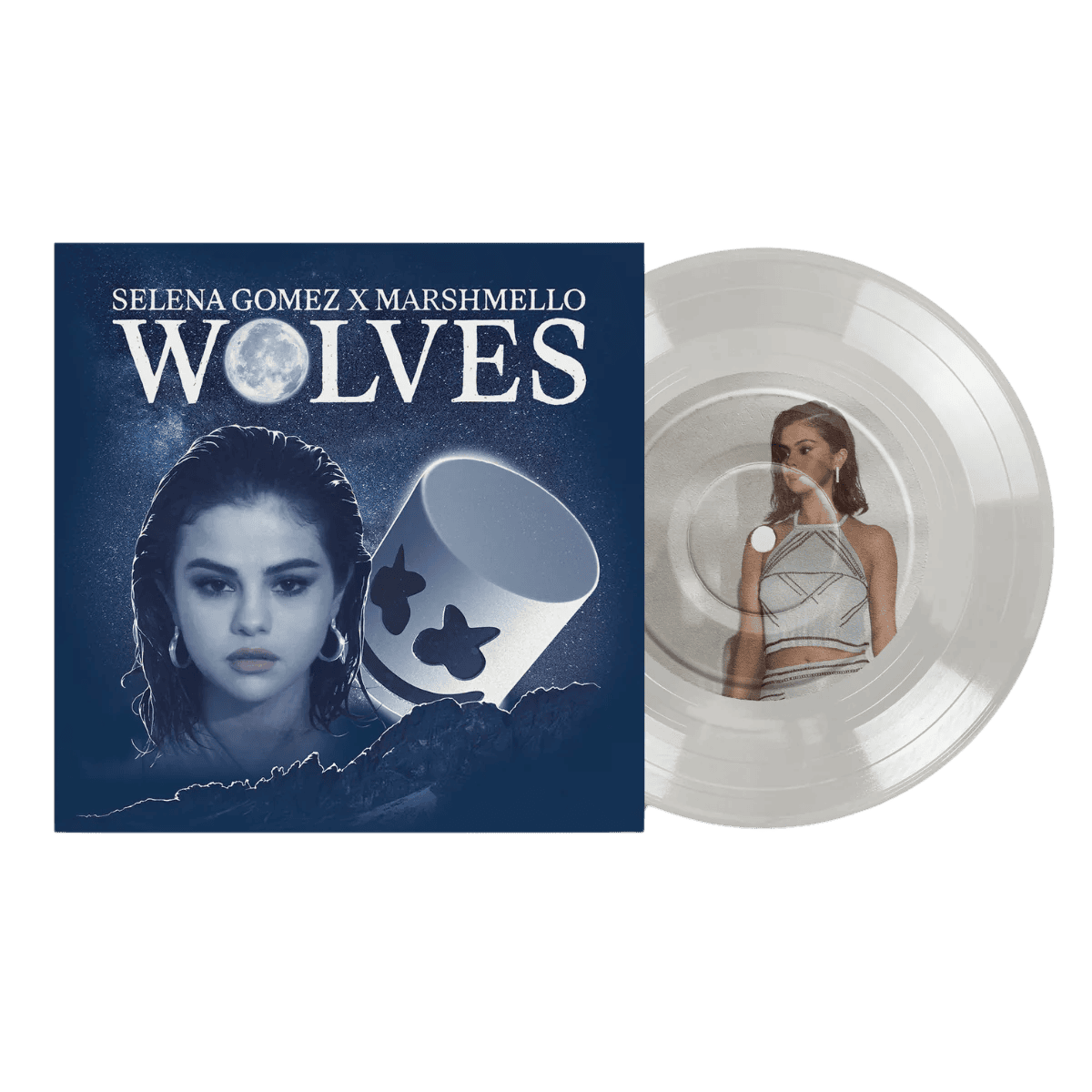 SELENA GOMEZ & Marshmello - Wolves 7th Anniversary 7" Single Vinyl { vinyl }