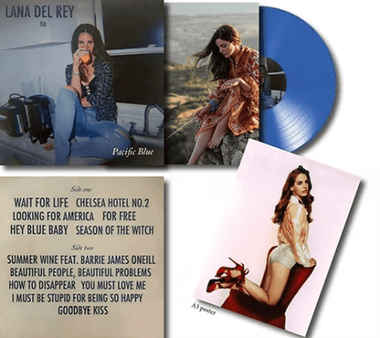 LANA DEL REY - Pacific Blue Vinyl { vinyl }