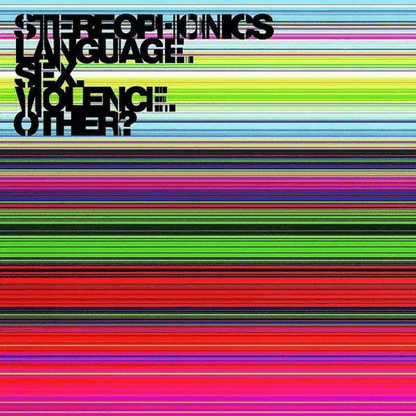 STEREOPHONICS - Language. Sex. Violence. Other? Vinyl { vinyl }