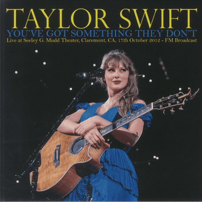 TAYLOR SWIFT - You've Got Something They Don't: Live At Seeley G Mudd Theater Claremont CA 17th October 2012 FM Broadcast Vinyl { vinyl }