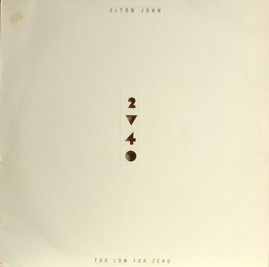 ELTON JOHN - Too Low For Zero (VG+/VG) Vinyl { vinyl }