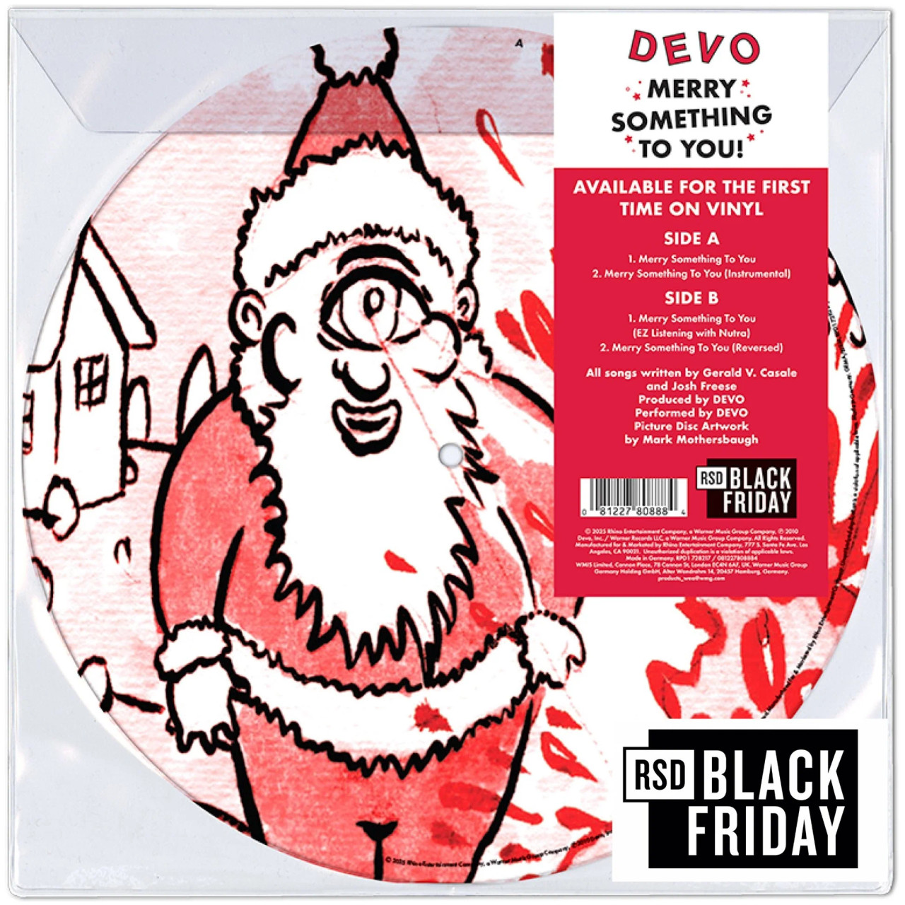 DEVO -  Merry Something To You 12" RSD Black Friday 2025 Vinyl
