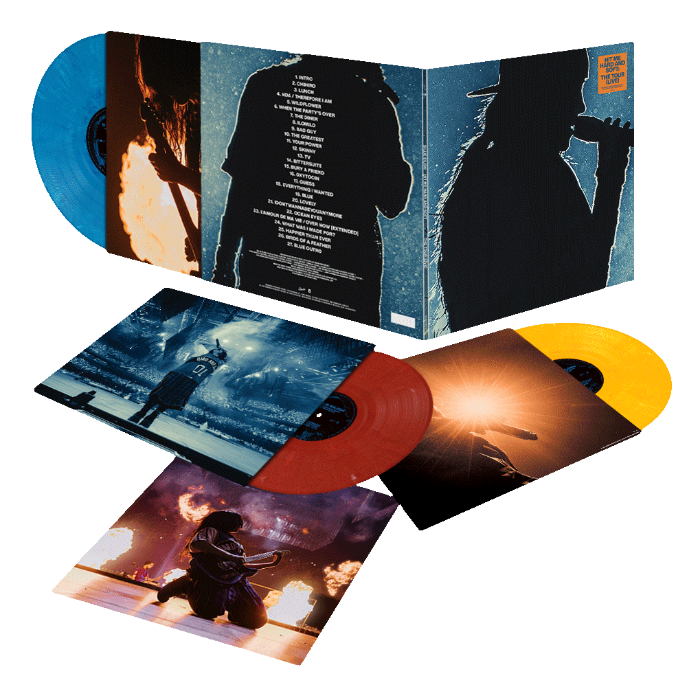 BILLIE EILISH - Hit Me Hard And Soft: The Tour (Live) Vinyl { vinyl }