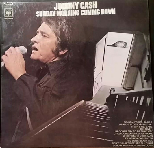 JOHNNY CASH - Sunday Morning Coming Down (VG+/VG) Vinyl { vinyl }