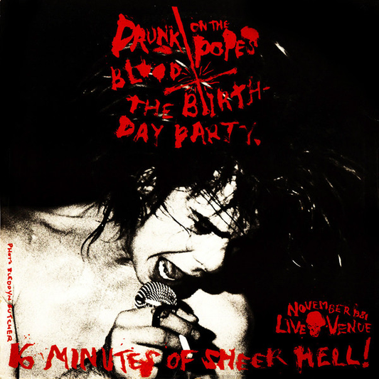 The Birthday Party & Lydia Lunch ‎– Drunk On The Pope's Blood / The Agony Is The Ecstacy (VG+/VG+) Vinyl { vinyl }