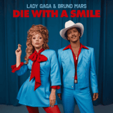 LADY GAGA & BRUNO MARS - Die With A Smile 7" Single Vinyl { vinyl }