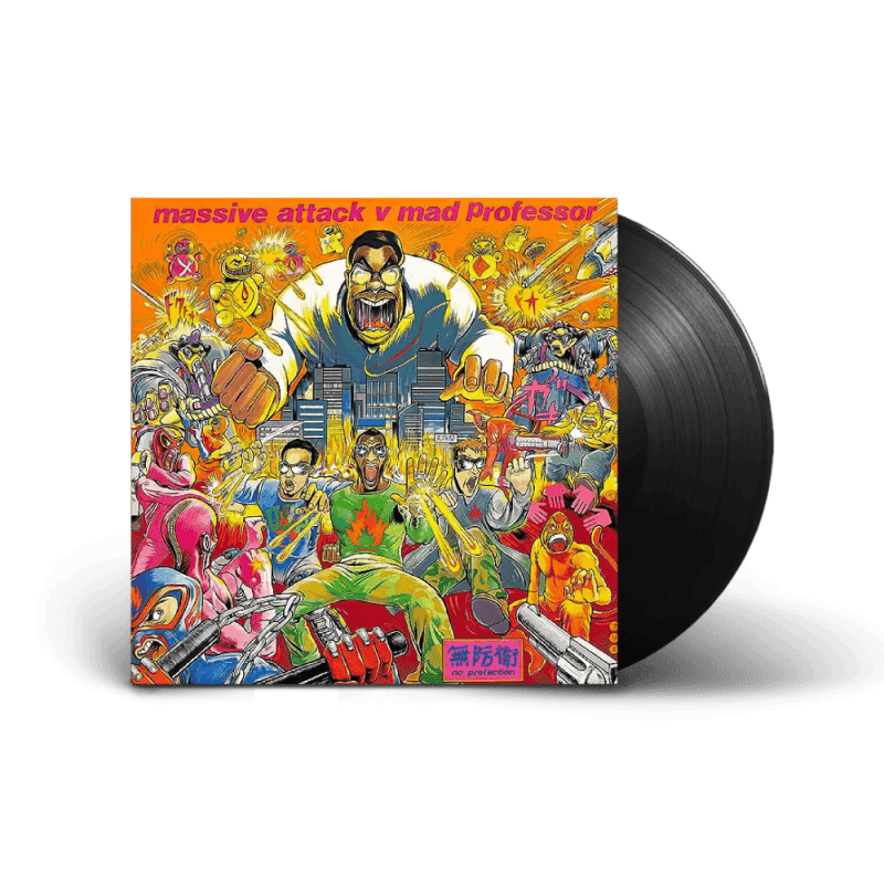 MASSIVE ATTACK V MAD PROFESSOR - No Protection Vinyl { vinyl }