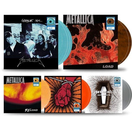 METALLICA - 5 Album Bundle (Load/Reload/Garage Inc/St Anger/Death Magnetic) (Coloured) Vinyl { vinyl }